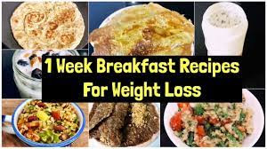 7 day effective breakfast for weight loss